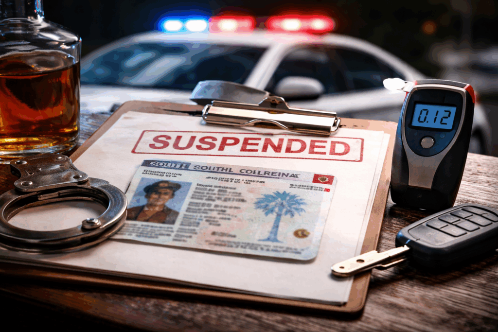 The Real Impact of a First DUI on Your Driver’s License in South Carolina