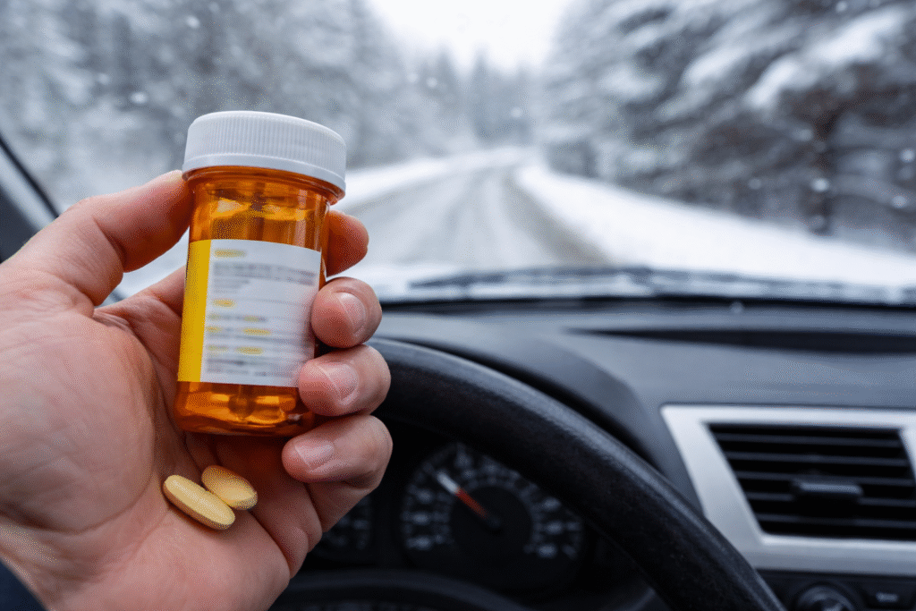 What Drivers Should Know About Prescription Medications and Winter DUI Arrests