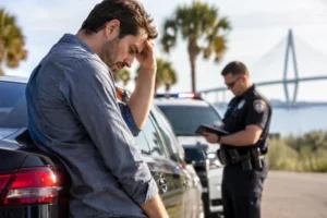 A South Carolina driver reviewing increased car insurance costs after a DUI charge.